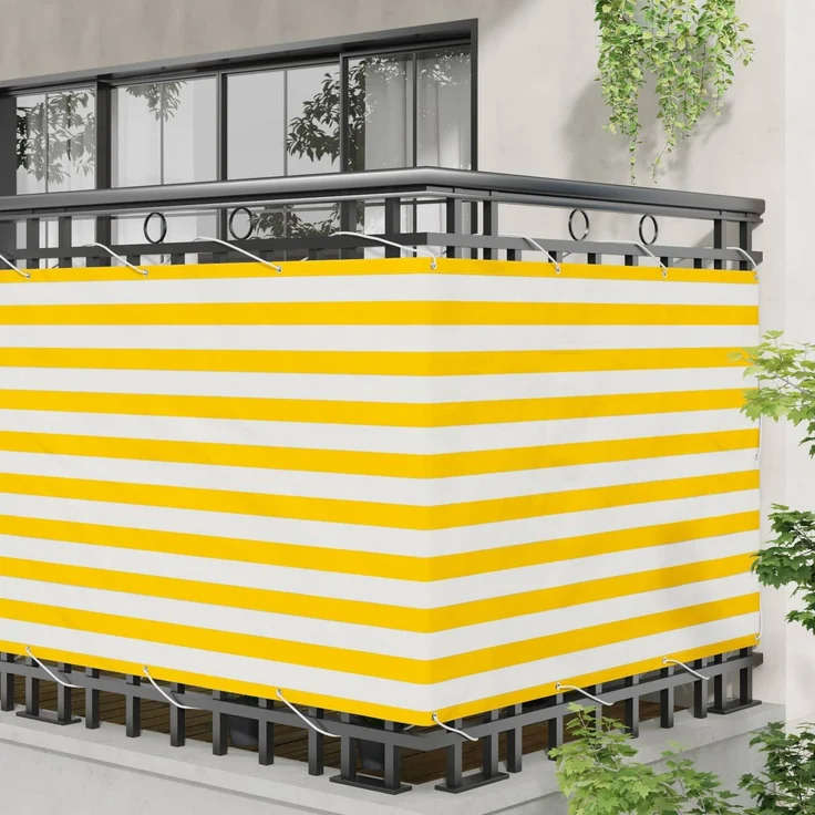 vidaXL Balkonsichtschutz 110 x 600 cm Oxford-Stoff Rechteckig 42030632 – Bild 3