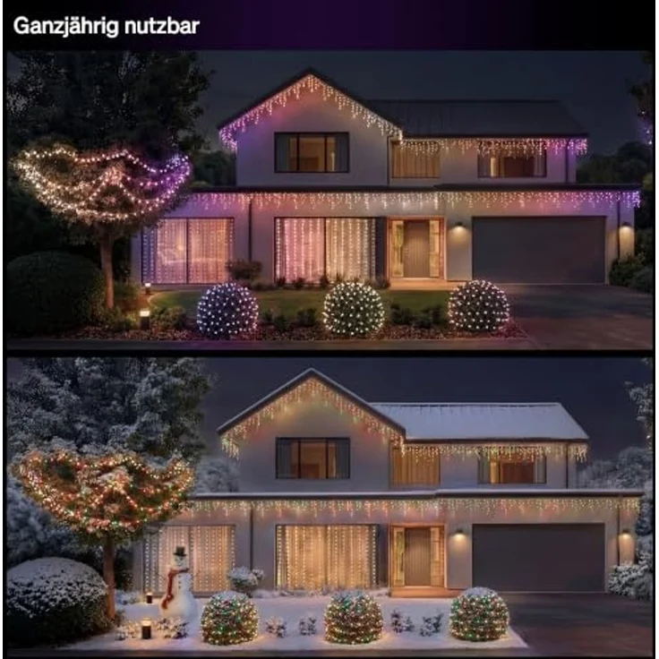 Philips Festavia Eiszapfen Lichterkette – 8,5 m, 250 LEDs – Bild 6