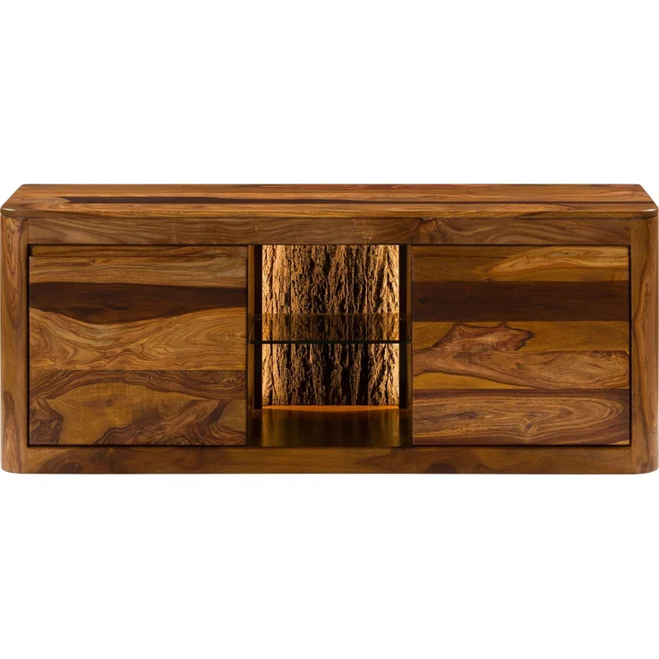 TV-Board Sheesham 147 x 40 x 58 walnuss gewachst TORONTO LUX #200 – Bild 7