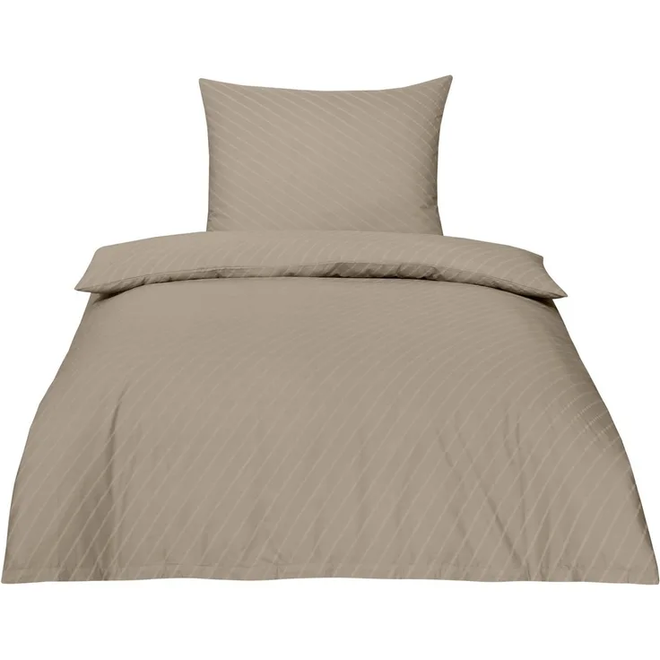Betz Bettwäsche Elegant Garnitur Set mit Reißverschluss, Baumwolle, 2 teilig, 100% Baumwolle