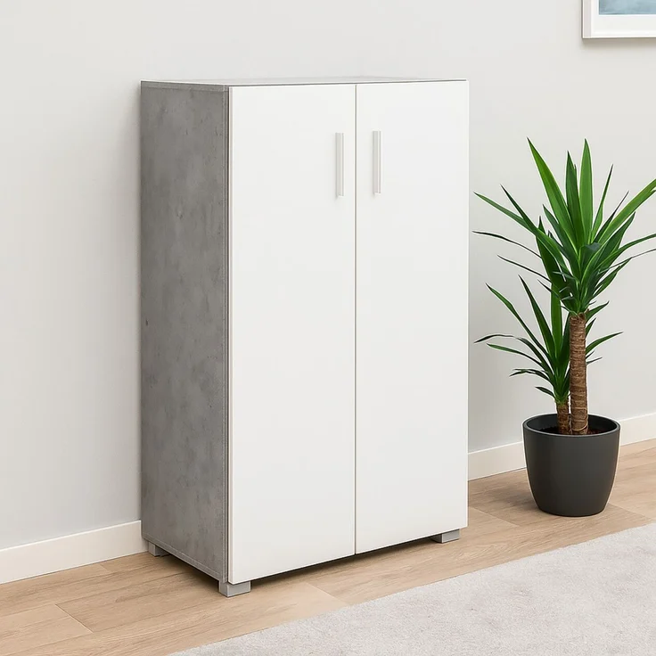 HTI-Living Stauraum 60 x 115 cm Sideboard Kommode 2 Türen Schrank – Bild 1