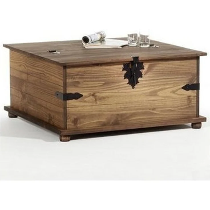 IDIMEX Truhentisch TEQUILA, Truhentisch Couchtisch Mexico Möbel Wohnzimmer Tisch Truhe Mexiko Stil – Bild 2
