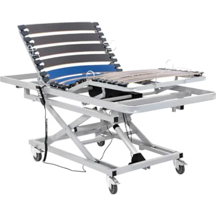 Geriafy - Elektrisch verstellbares Bett | Mit Hubfunktion & Mehreren Positionen | Bedienerfreundliche Fernbedienung | Stabil & Zubehör-kompatibel (90x200 cm)