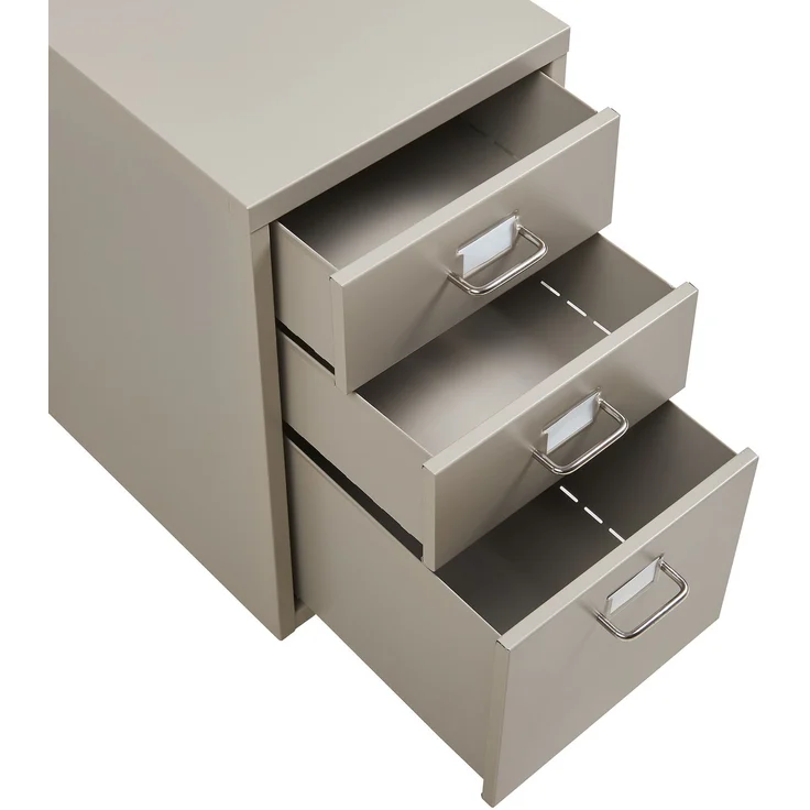 Rollcontainer Kökar mit 3 Schubladen 48x28x41 cm Kamelfarben [en. casa] – Bild 6