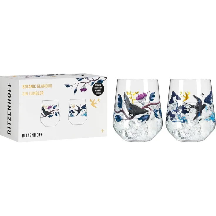 Ritzenhoff 3801002 Ginglas-Set #1 BOTANIC GLAMOUR Joyanne Horscroft 2022