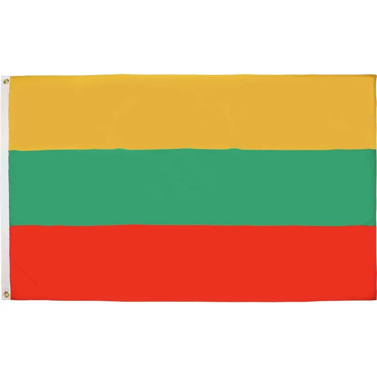 AZ FLAG - Flagge Litauen - 150x90 cm - Litauische Fahne 90x150 Cm Feiner Polyester - Flaggen