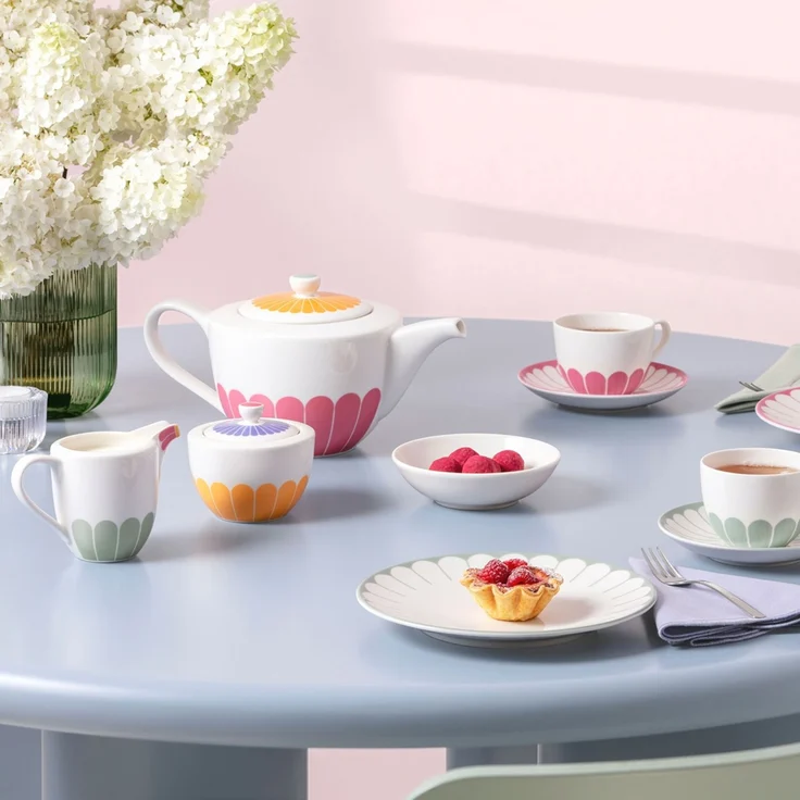 Villeroy & Boch Fleur Couleur Milch- und Zuckerset 2-teilig – Bild 4