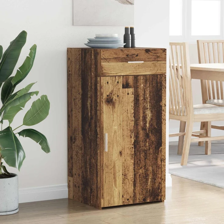 vidaXL Sideboard Altholz 45 x 42,5 x 93 cm Holzwerkstoff 883147 – Bild 4