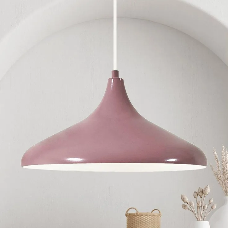 Bamyum Pendelleuchte Bamyum Pendelleuchte Durchmesser 35 cm E27 Metall Moderne Lampe, ohne Leuchtmittel