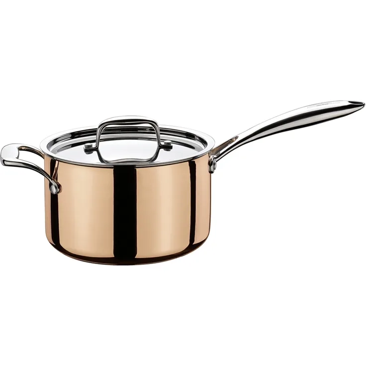 Stielkasserolle hoch Deckel m. Griff CULINOX 20 cm