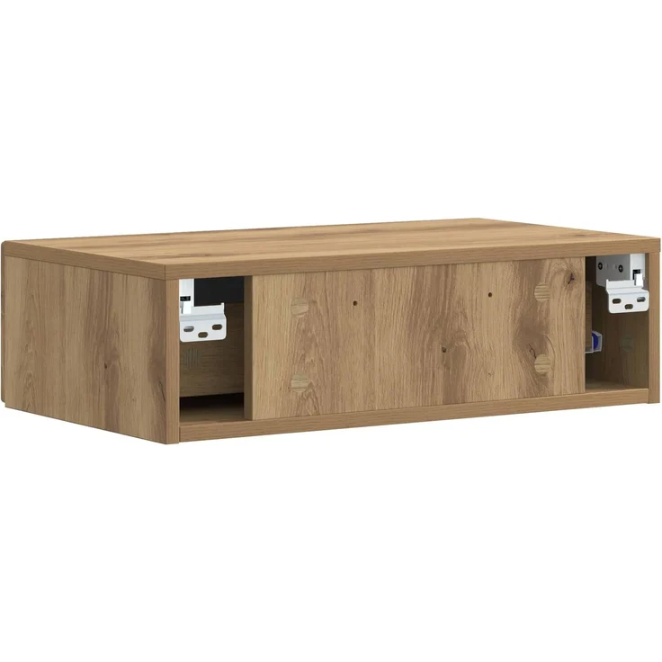 vidaXL Wandmontierter Beistelltisch 87,5 x 34,5 x 17 cm Holzwerkstoff 898844 – Bild 6