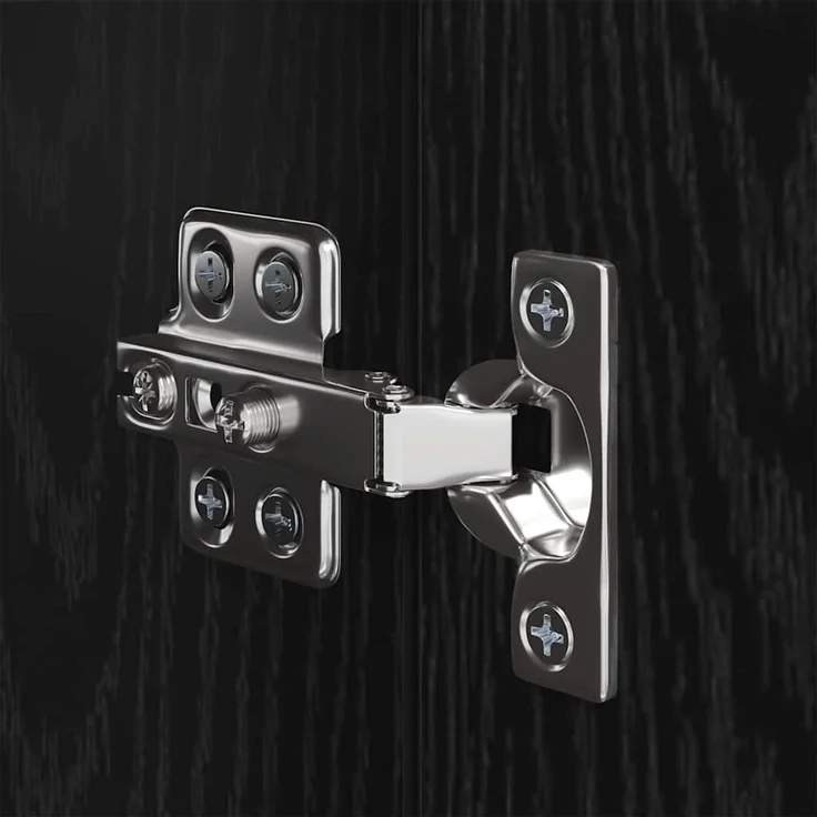 vidaXL TV-Schrankset 4 pcs Schwarz Eichen-Optik Holzwerkstoff 3393262 – Bild 7