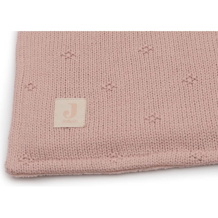 Jollein Cosy Knit Babydecke - 75x100 cm - Wild Ros – Bild 3