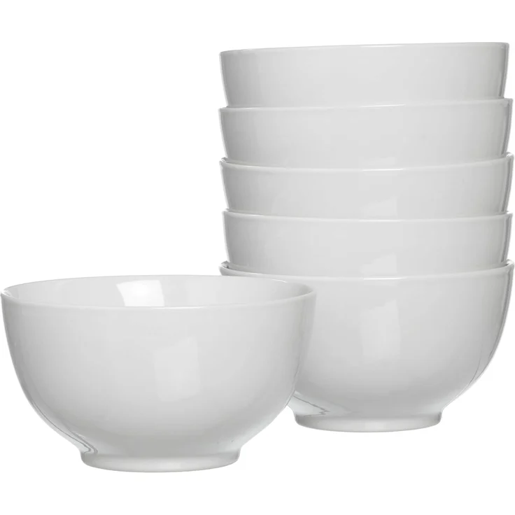 Ritzenhoff & Breker Müslischale Bianco, Porzellan, (Set, 6-tlg), klassisch-schlichte Grundform, 800 ml – Bild 1