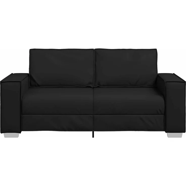 vidaXL Zweisitzer-Sofa Schwarz 180 cm Kunstleder 4105056 – Bild 2