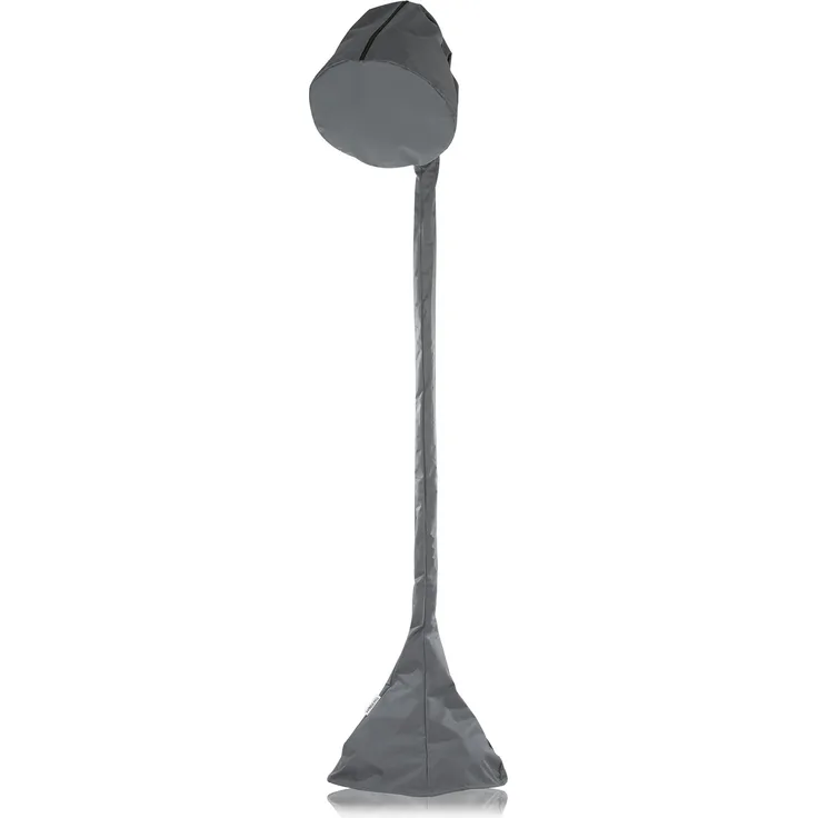 Hoberg Wetterschutzhaube für Heizstrahler 42 x 42 x 275 cm grau mit Logo