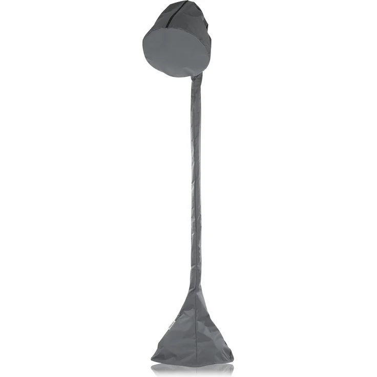 Hoberg Wetterschutzhaube für Heizstrahler 42 x 42 x 275 cm grau mit Logo – Bild 1