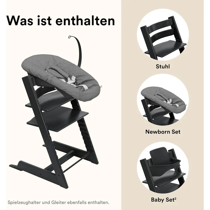 Stokke Hochstuhl Tripp Trapp Hochstuhl mit Newborn Set – Bild 7
