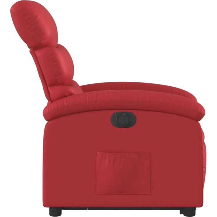 vidaXL Relaxsessel mit Aufstehhilfe Elektrisch Rot Kunstleder 3204059 – Bild 8