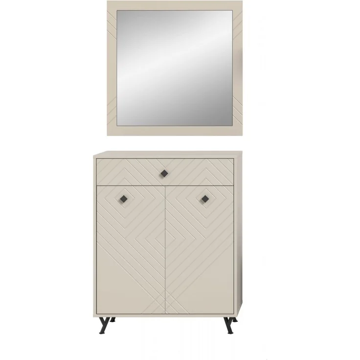 Garderobe Set 2-tlg. Apunti in sand 80 cm – Bild 2