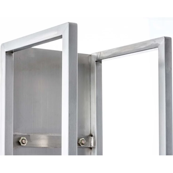 CLP Kaminholzständer Spark,edelstahl 120 cm – Bild 3