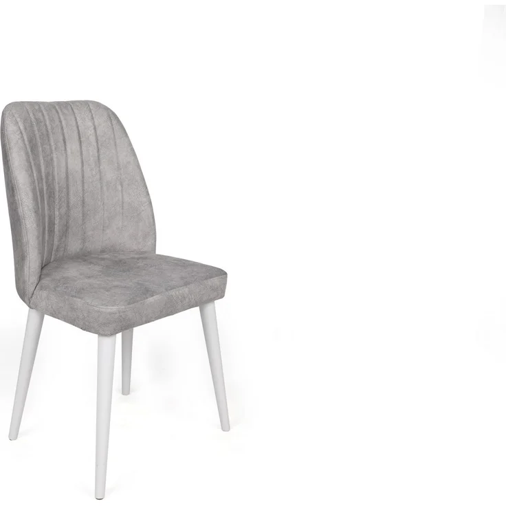 Skye Decor 'Alfa-498 V4' Stuhlset (4-teilig), Grau / Weiß, 50 x 90 x 49 cm – Bild 2