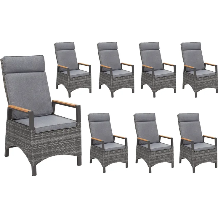 LC Garden »Keramo« Gartenstuhl natur-grau