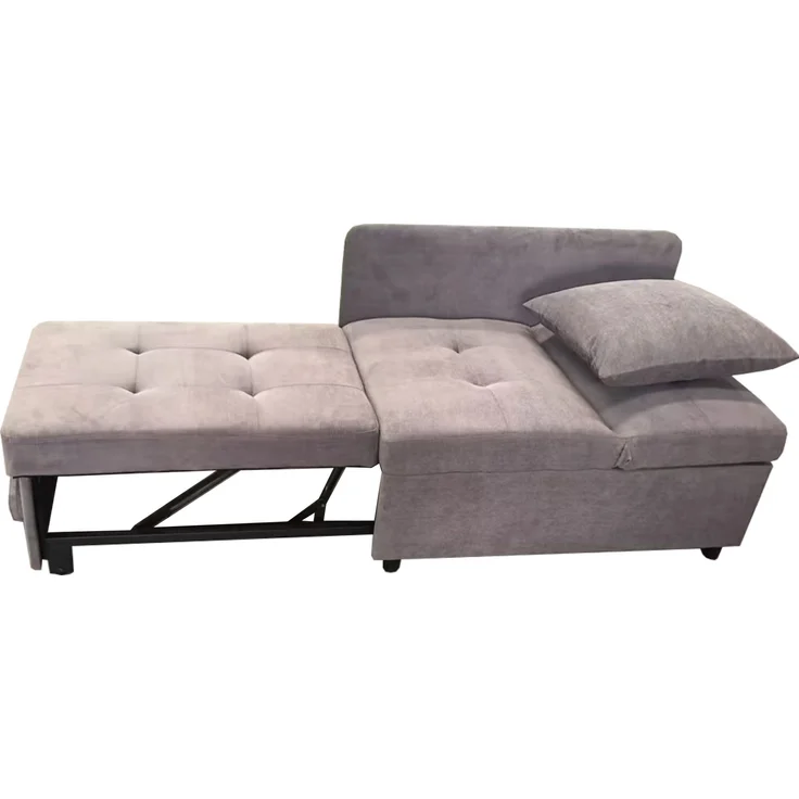 Multifunktions Schlafsofa 3-in-1, 177x68x65 cm, Grau Leinen, verstellbare Rückenlehne – Bild 9