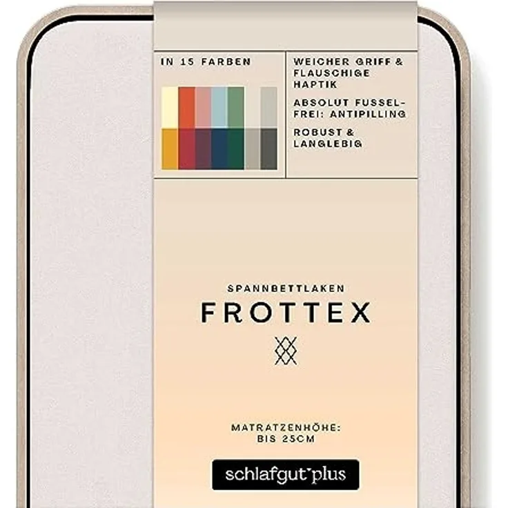 Schlafgut Spannbettlaken Frottex, Frottee, Gummizug: rundum, (1 Stück), 100% Frottee