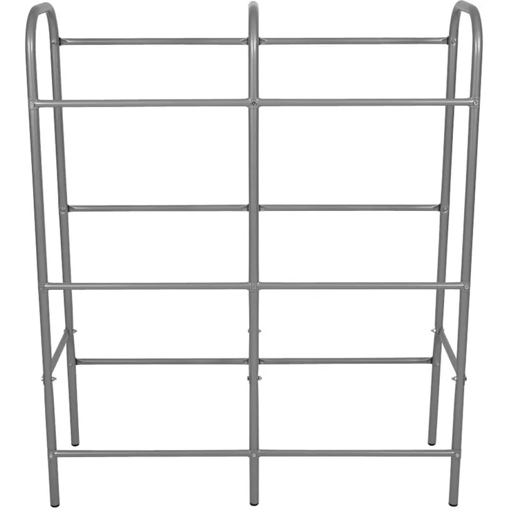 axentia Kastenständer, für 6 Kisten, ca. 96 x 116 x 34 cm, Silber – Bild 10