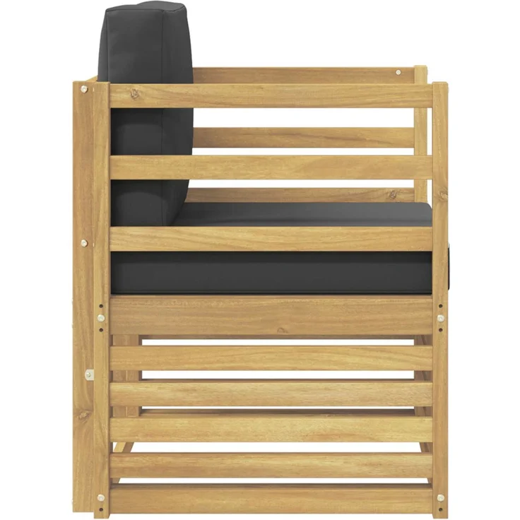 vidaXL Outdoor-Sofagarnitur Polyester Weiß 3439079 – Bild 4