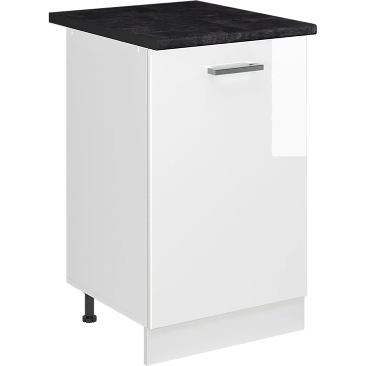 Badschrank Fame-Line Weiß Landhaus 60 x 40 cm Flach Vicco – Bild 1