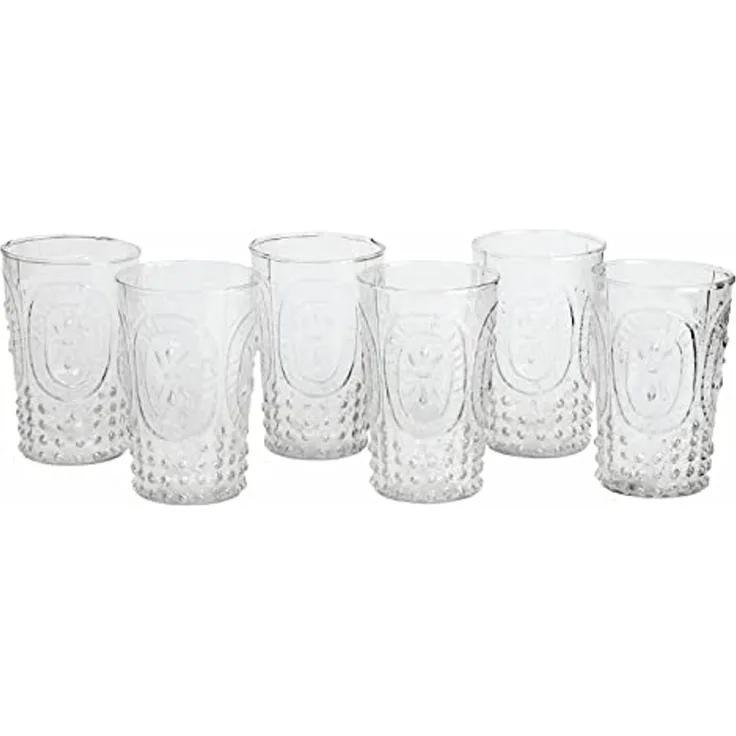 Mirabeau Glas Glas 6er Set Fleury klar, Glas
