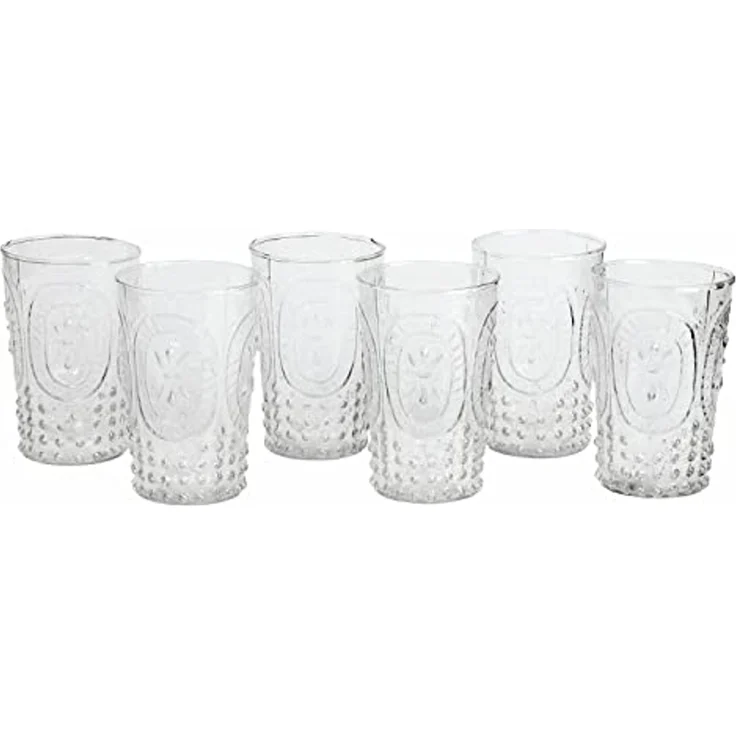 Mirabeau Glas Glas 6er Set Fleury klar, Glas – Bild 1