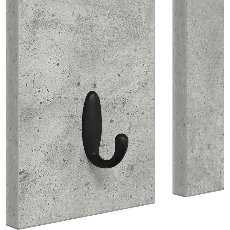vidaXL Wandmontierter Kleiderständer Betongrau 84 x 10 x 80 cm 874494 – Bild 9