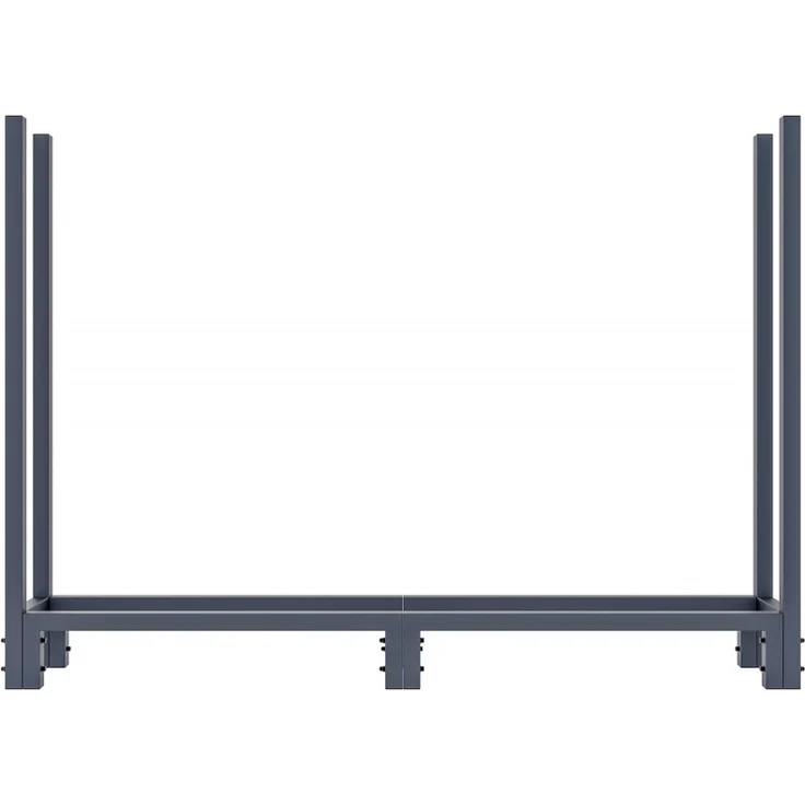 Kaminholzständer + Abdeckplane Martin 25 x 160 x 115 cm (Farbe: anthrazit) – Bild 6