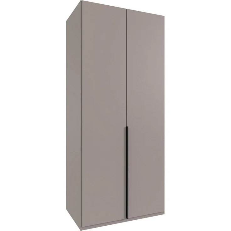 Wimex Kleiderschrank Mugano,in 5 Breiten,2 Höhen,2 Tiefen, viele Farben, Made in Germany (in Basic oder Premium Ausstattung) mit langen Griffen aus Metall, mit oder ohne Spiegel – Bild 1