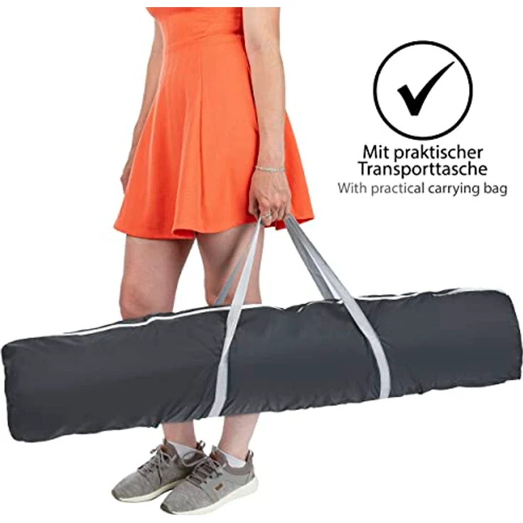 ONVAYA® Laufgitter | Laufstall für Babys | 160x160 cm | Schutzgitter für Kinder | Rechteckiges Krabbelgitter | Absperrgitter | Babyzaun in Grau | sicher & schadstofffrei – Bild 8