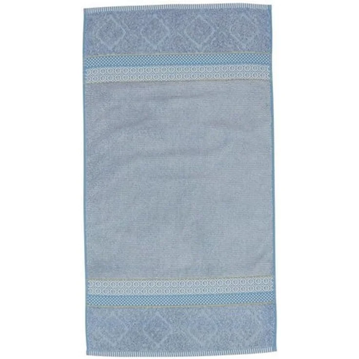 PiP Studio Handtuch STUDIO Soft Zellige Handtuch blue grey 55x100cm (1 Stück), Baumwolle (320905) – Bild 3