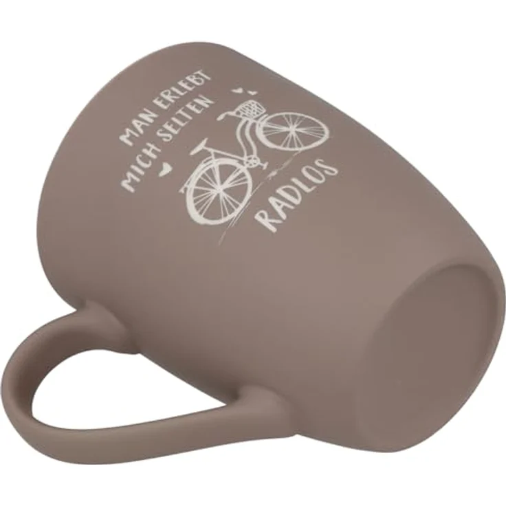 Spruchreif® Tasse SOFT-TOUCH-Tasse mit Gravur·Geschenk für Radfahrer und Mountain Biker – Bild 3