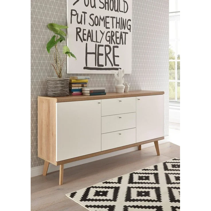 andas Sideboard Merle, im skandinavischen Design, Breite 160 cm – Bild 1