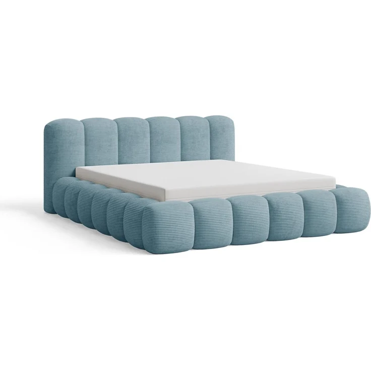 Chilly Möbel Polsterbett Stoff mit Stauraum und Hubfunktion Holzrahmen (Boxbett ohne Matratze in vielen Farben, 1-tlg, 140x200 160x200 180x200 200x200cm), gepolstertem Kopfteil Bettkasten modern – Bild 4