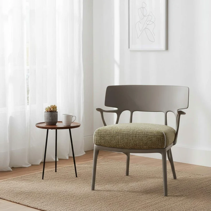 A.I. Lounge Loungesessel grau – Bild 2