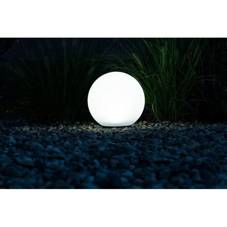 HEITRONIC LED Kugelleuchte Boule, LED fest integriert, Neutralweiß, Leuchtkugel, Kugelleuchte, Außen-Kugellampe – Bild 2