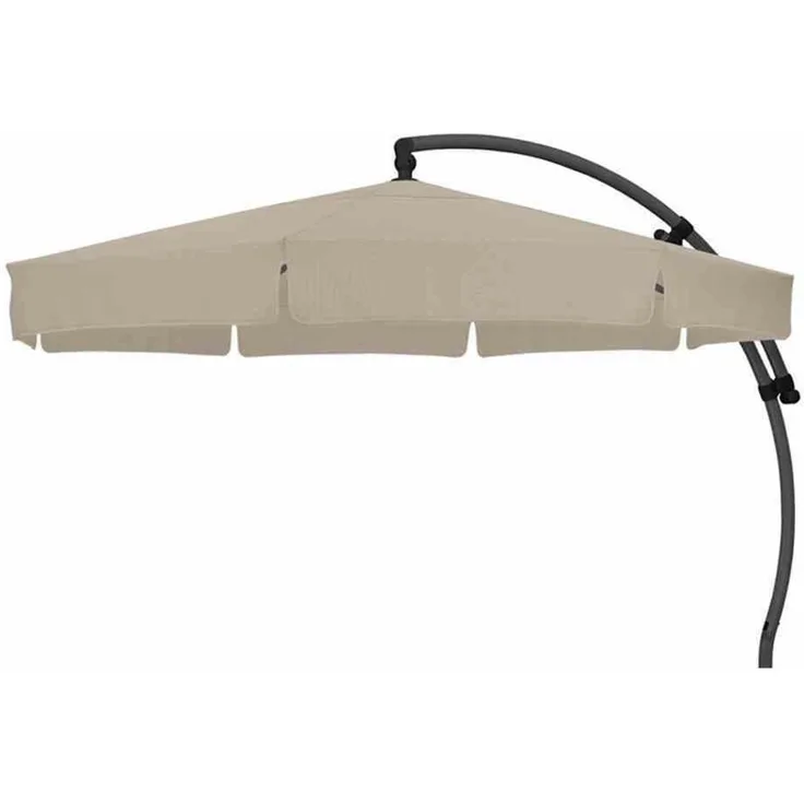 Ampelschirm Easy Sun Ø 350 cm, anthrazit / taupe