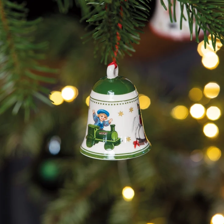 Villeroy & Boch My Christmas Tree Glocke Spielzeug ø 5,4 cm 6er Set - grün – Bild 2