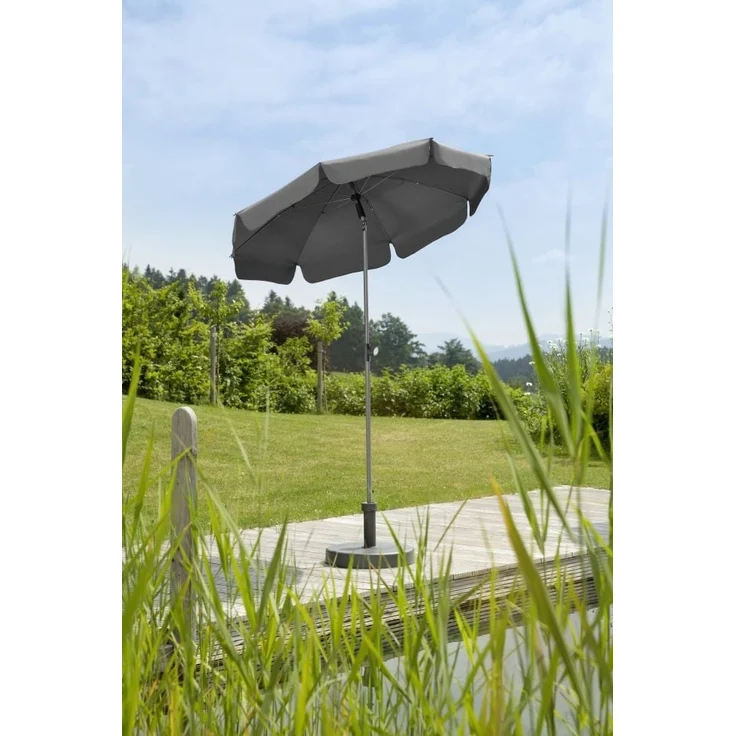 Schneider Sonnenschirm Locarno anthrazit Ø 150 cm – Bild 3