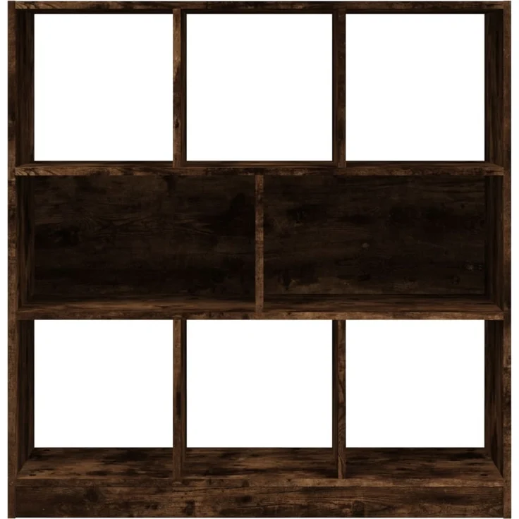 vidaXL Bücherregal Räuchereiche 97,5x29,5x100 cm Holzwerkstoff 826378 – Bild 3