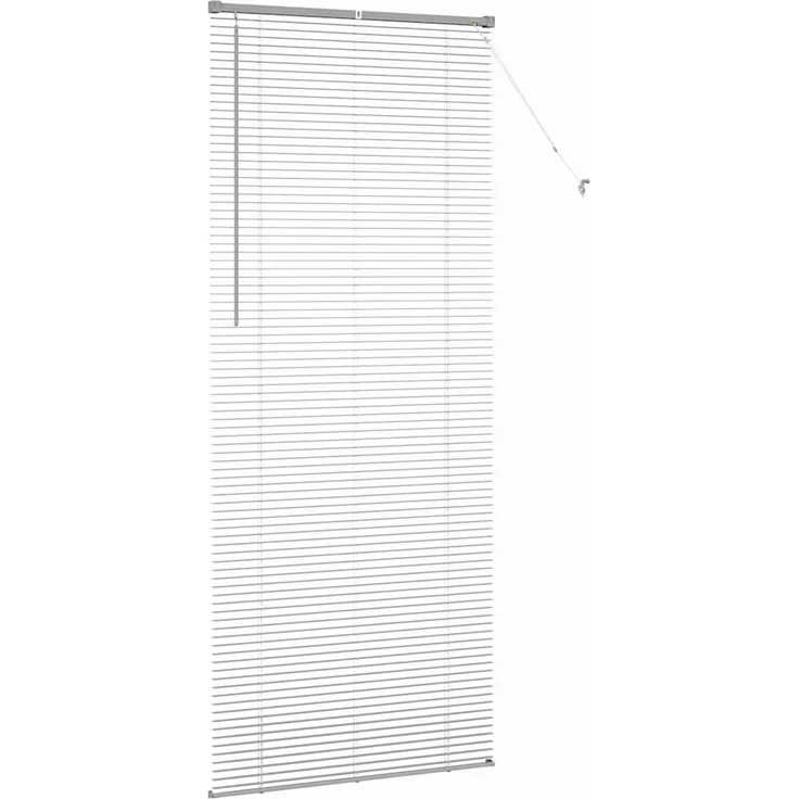 vidaXL Venezianische Jalousie Silber 220 x 90 cm 25 mm Aluminium 42005945 – Bild 6