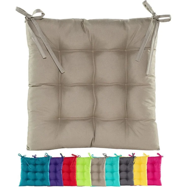 JACK Stuhlkissen JACK Outdoor 38x38cm Sitzkissen Lounge Kissen Sitzkissen Wasserfest, mit Lotus Effekt, robust, strapazierfähig, für Innen & Außen – Bild 1